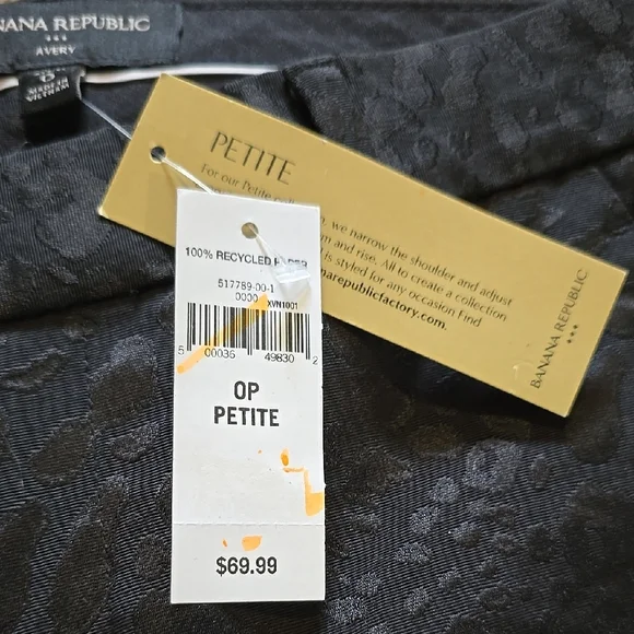 Banana Republic Black Tailored Trousers - Picture 3 of 7